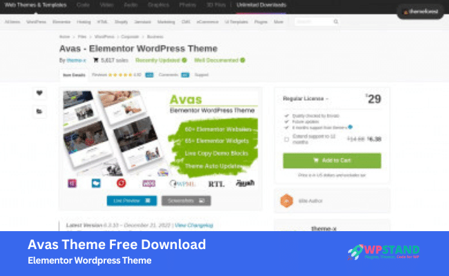 Avas Theme Free Download
